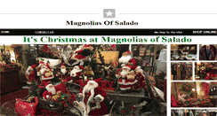 Desktop Screenshot of magnoliasofsalado.com